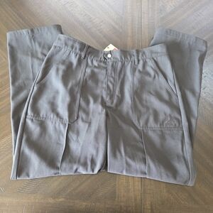 NIKE Jordan Women’s Woven Pants FN5446 045  Large New Basketball  Gray/black New